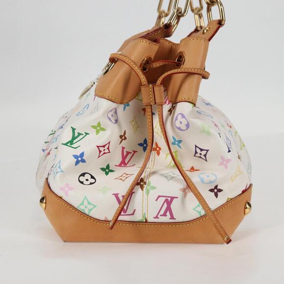 LOUIS VUITTON Monogram Multicolor Ursula Tote Bag White M40123 - Picture 4 of 16